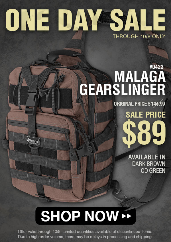 Malaga Gearslinger for $89
